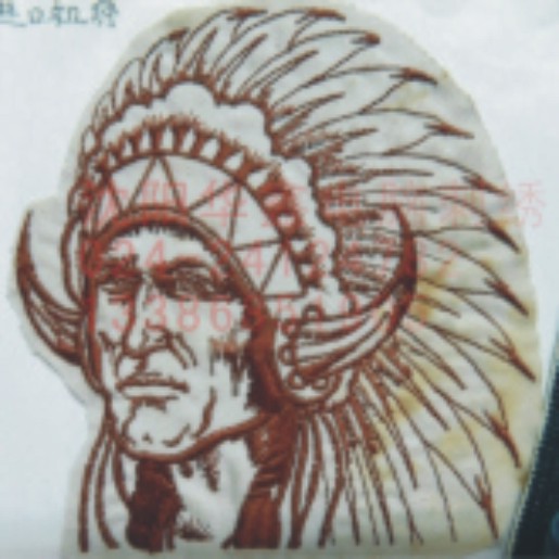 刺绣印第安酋长
